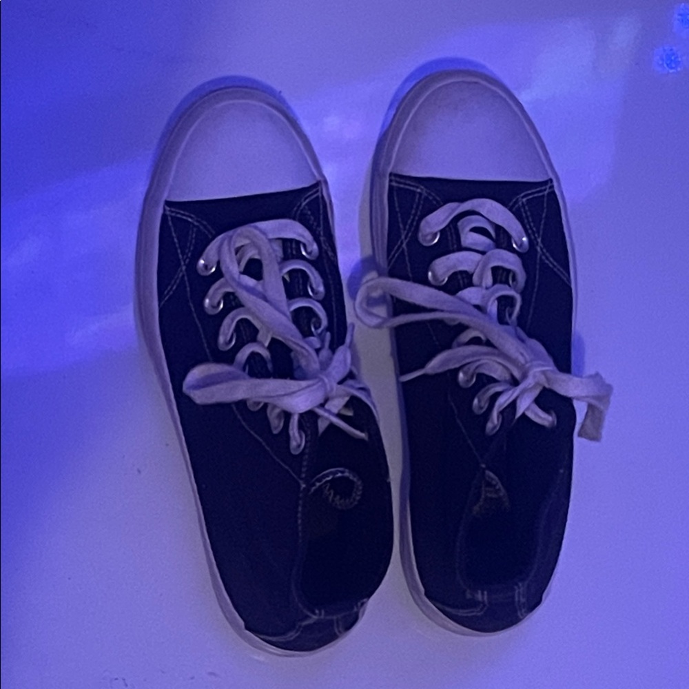 No Boundaries Black and White Sneakers